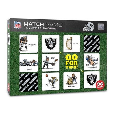 YOUTHEFAN YouTheFan 2501666 NFL Las Vegas Raiders Licensed Memory Match Game 2501666